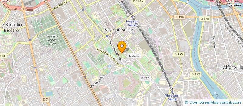 localisation de l'entreprise BEST SECURITY à IVRY-SUR-SEINE