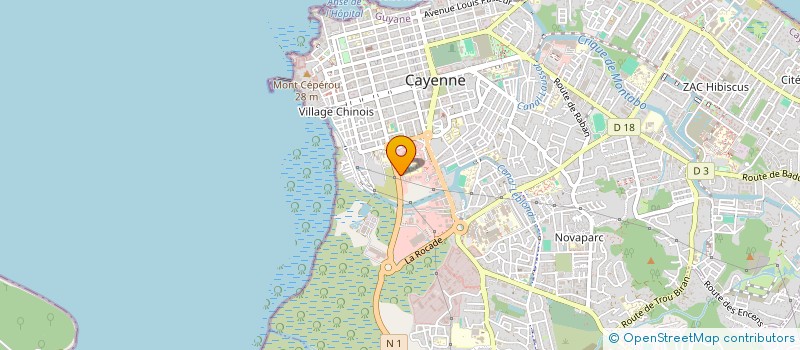 localisation de l'entreprise BEST SECURITY à CAYENNE