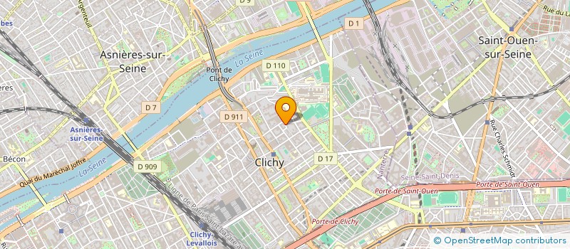 localisation de l'entreprise BEST SERVICE à CLICHY