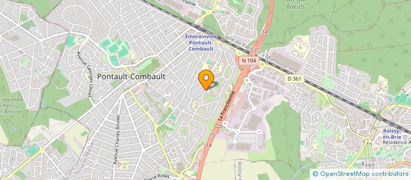 localisation de l'entreprise BEST SERVICES à PONTAULT-COMBAULT