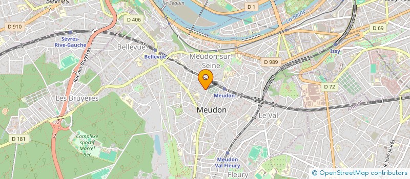 localisation de l'entreprise BEST SERVICES  MEUDON