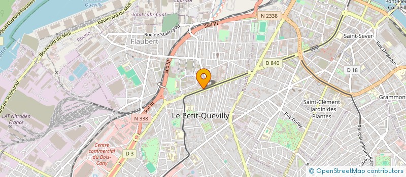 localisation de l'entreprise BEST SERVICES  LE PETIT-QUEVILLY