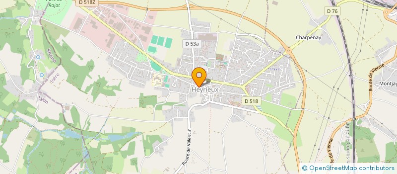 localisation de l'entreprise BEST SERVICES AUTOMOBILES  HEYRIEUX