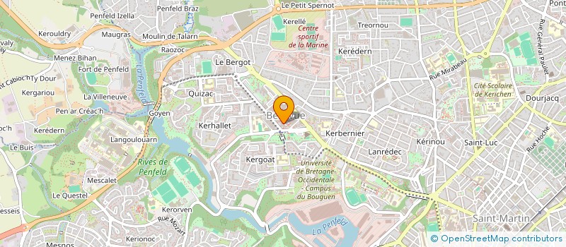 localisation de l'entreprise BEST SHOP à BREST