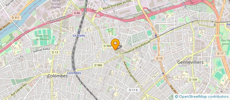 localisation de l'entreprise BEST TAXI à COLOMBES