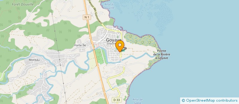 localisation de l'entreprise BEST TAXI GUADELOUPE à GOYAVE