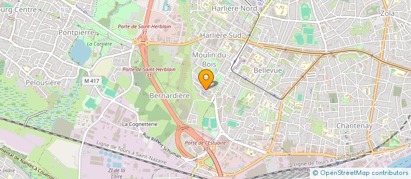 localisation de l'entreprise BEST TAXI NANTES  SAINT-HERBLAIN