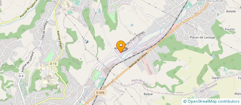 localisation de l'entreprise BEST TERMITES  PONT-DU-CASSE