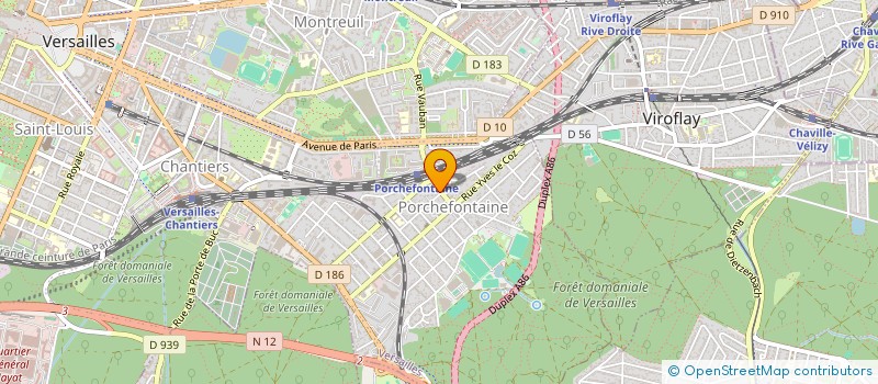 localisation de l'entreprise BEST TIME à VERSAILLES