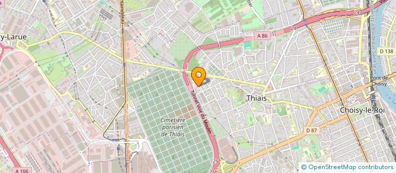localisation de l'entreprise BEST TRANSPORT  THIAIS