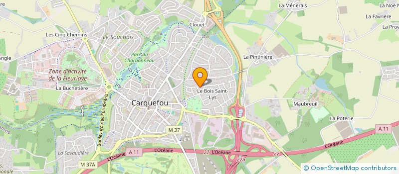 localisation de l'entreprise BEST TSP  CARQUEFOU