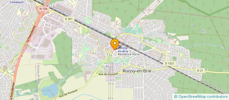 localisation de l'entreprise BEST WOK  ROISSY-EN-BRIE