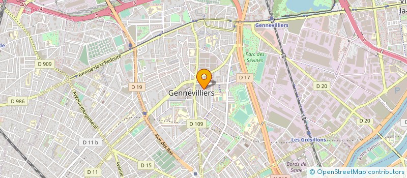 localisation de l'entreprise BESTAM CONSULTING à GENNEVILLIERS