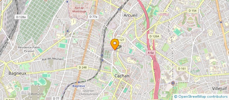 localisation de l'entreprise BESTAVEN SABRINA SERRA OLIVIER  ARCUEIL