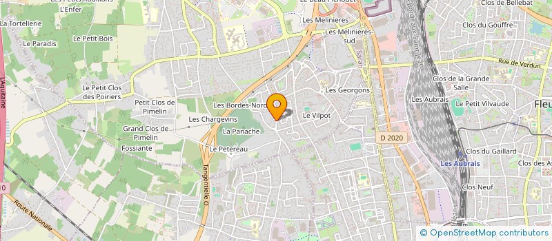 localisation de l'entreprise BESTBOULANGE à SARAN