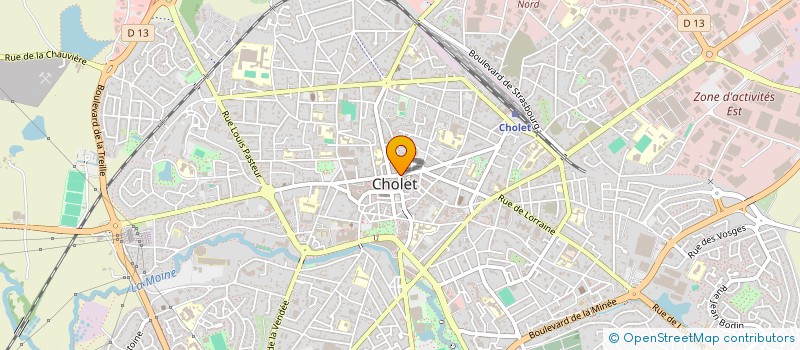 localisation de l'entreprise BESTCAB à CHOLET