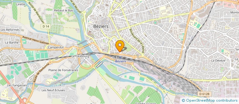 localisation de l'entreprise BESTCARS  BEZIERS