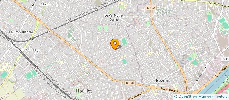 localisation de l'entreprise BESTDOMUS  HOUILLES