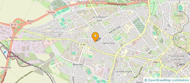 localisation de l'entreprise BESTE BOOKER à CAEN