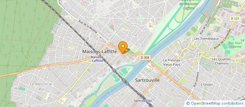 localisation de l'entreprise BESTEAM TRAVAUX DE RENOVATION ET PEINTURES à MAISONS-LAFFITTE
