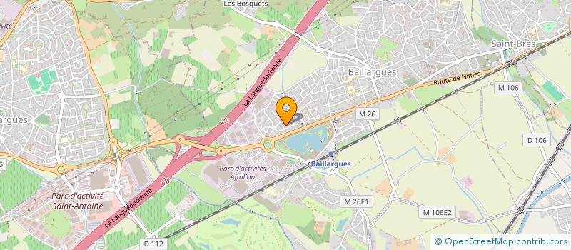 localisation de l'entreprise BESTGOLF  BAILLARGUES