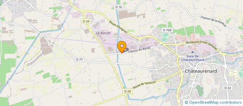 localisation de l'entreprise BESTGREEN à CHATEAURENARD