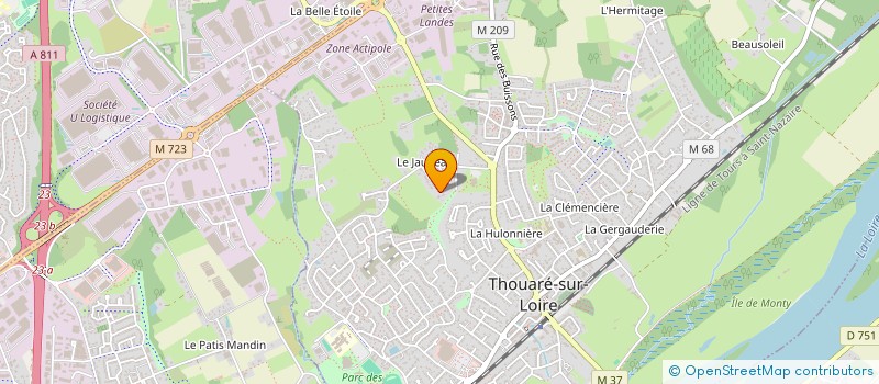 localisation de l'entreprise BESTHOME IMMOBILIER  THOUARE-SUR-LOIRE