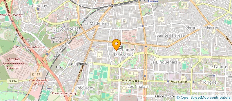 localisation de l'entreprise BESTIAIRE COLLECTIF  RENNES