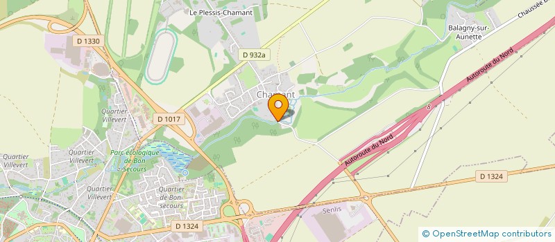 localisation de l'entreprise BESTILEV à CHAMANT