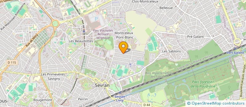 localisation de l'entreprise BESTIME à SEVRAN