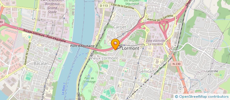 localisation de l'entreprise BESTIMMO  LORMONT