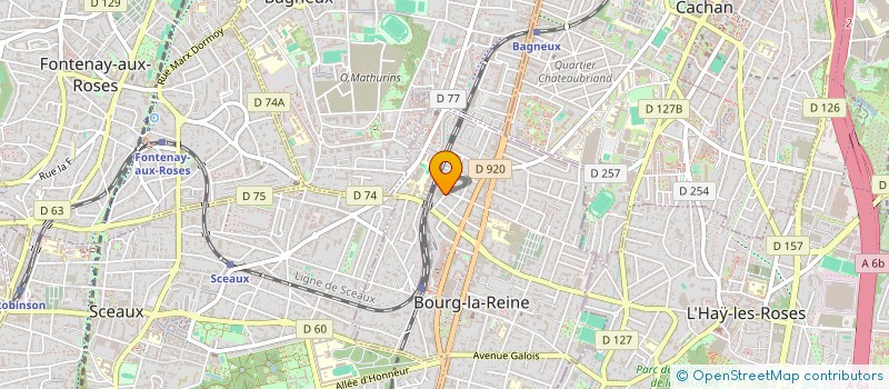 localisation de l'entreprise BESTISO à BOURG-LA-REINE