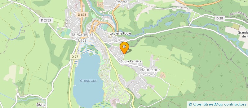 localisation de l'entreprise BESTJOBERS STUDIO à CLAIRVAUX-LES-LACS