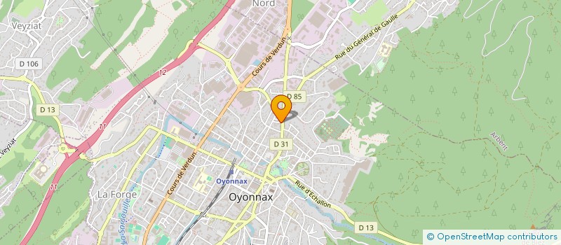localisation de l'entreprise BESTONE à ARBENT