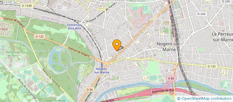localisation de l'entreprise BESTOVE à NOGENT-SUR-MARNE