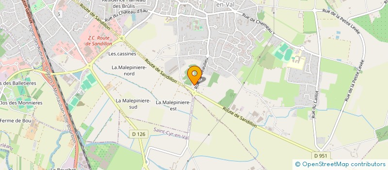 localisation de l'entreprise BESTPACK à SAINT-DENIS-EN-VAL