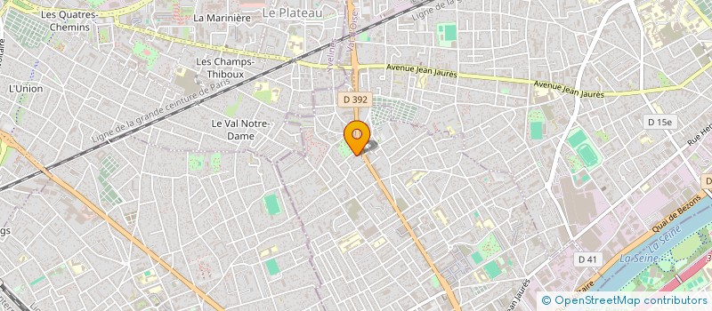 localisation de l'entreprise BESTSTAFF  BEZONS