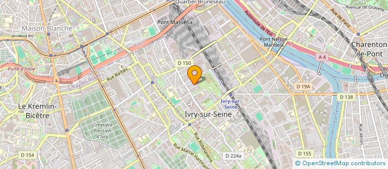 localisation de l'entreprise BESTWAY TRANSPORT à IVRY-SUR-SEINE