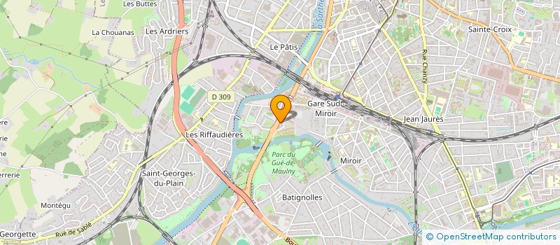 localisation de l'entreprise BESURE  LE MANS