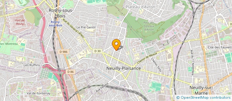 localisation de l'entreprise BESVEL AUDIO à NEUILLY-PLAISANCE