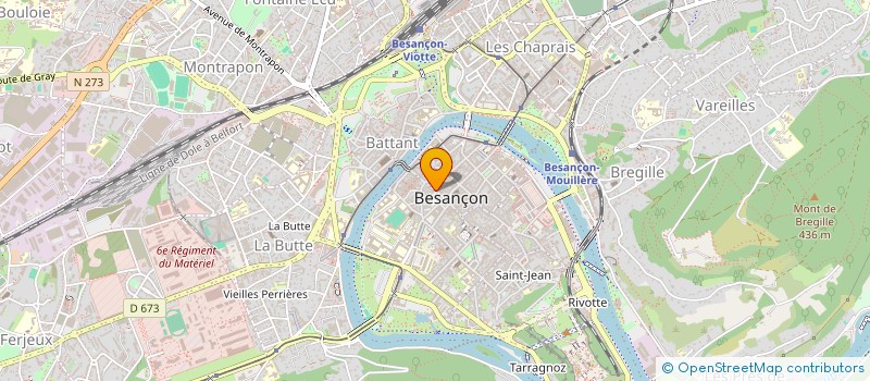 localisation de l'entreprise BESYJ à BESANCON