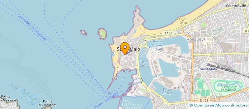 localisation de l'entreprise BET 2030  SAINT-MALO