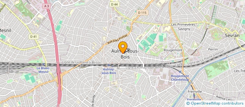 localisation de l'entreprise BET A.L. à AULNAY-SOUS-BOIS
