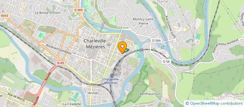 localisation de l'entreprise BET ADIS à CHARLEVILLE-MEZIERES