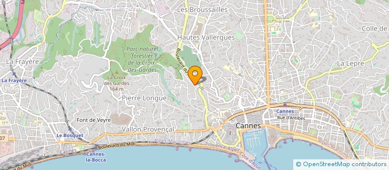localisation de l'entreprise BET ALEXANDRE MORISOT à CANNES