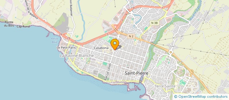 localisation de l'entreprise BET ALIZE CONCEPT à SAINT-PIERRE