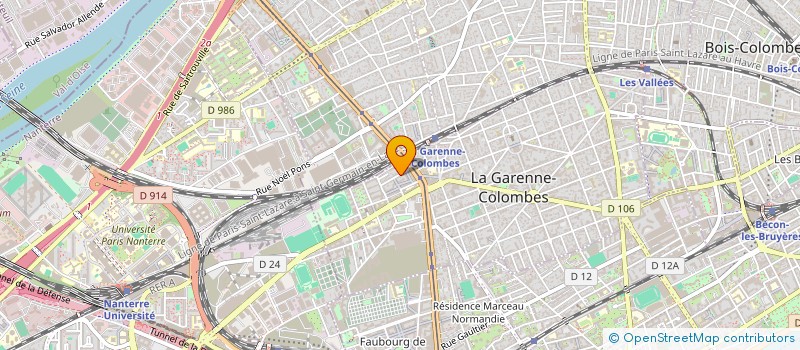 localisation de l'entreprise BET AMA à LA GARENNE-COLOMBES