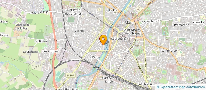 localisation de l'entreprise BET BELLEC à LE MANS