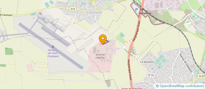 localisation de l'entreprise BET BOULARD 14 à BRETTEVILLE-SUR-ODON