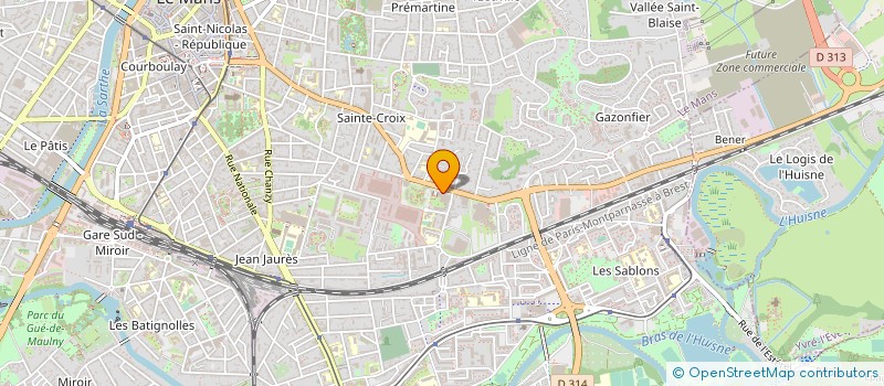 localisation de l'entreprise BET BOULARD à LE MANS